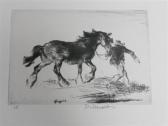 BLAMPIED Edmund 1886-1966,Man leading a Horse,Cheffins GB 2012-05-03