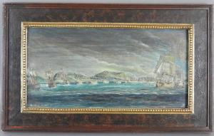 BLANCH James William 1905,British fleet engaged by the French as they approa,1782,Halls 2016-12-07
