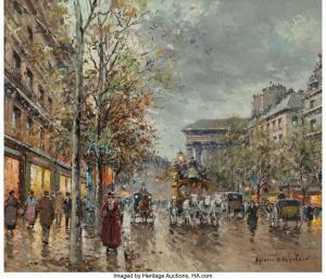 BLANCHARD Antoine 1910-1988,Boulevard de la Madeleine,Heritage US 2019-06-07