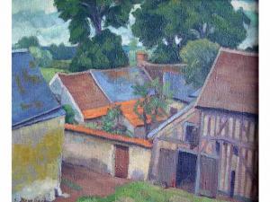 BLANCHARD Georges Henri 1900-1900,«Village de Gargilesse »,Turpin FR 2007-06-24