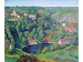 BLANCHARD Georges Henri 1900-1900,«Vue de Crozant »,Turpin FR 2007-06-24