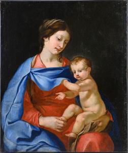 BLANCHARD Jacques 1600-1638,Vierge à l'enfant,Coutau-Begarie FR 2023-02-23