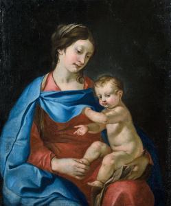 BLANCHARD Jacques 1600-1638,Vierge à l\’enfant,Osenat FR 2022-06-18