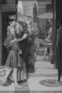 BLANCHARD M AugusteThomas III 1819-1898,The parting kiss,1884,Gonnelli IT 2012-11-17