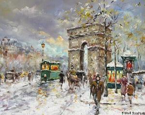 BLANCHARD Nicole 1943,Arc de Triomphe Neige,Bonhams GB 2010-05-09