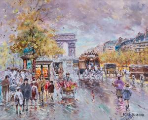 BLANCHARD Nicole 1943,Champs Elysees, Arc de Triomphe,William Doyle US 2021-02-10