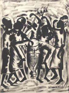 BLANCHARD Sisson 1929-1981,Dance ritual,Aspire Auction US 2021-04-17