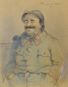 BLANCHE Emmanuel,Caricature de Poilu "bruit de paix",1916,Rossini FR 2019-04-18