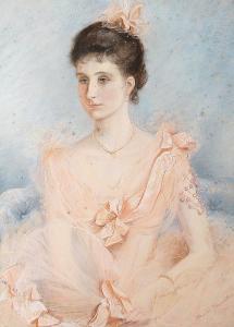 BLANCHE Fred 1900-1900,Portrait of Miss Caroline Clifford,Bonhams GB 2008-04-08