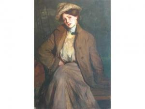 BLANCHE Jacques Emile 1861-1942,Portrait de jeune femme assise,France Encheres Art SARL 2009-06-07