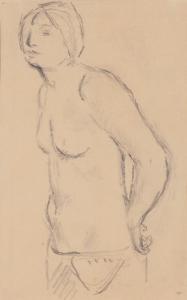 BLANCHET Alexandre 1882-1961,Nu (Nude),1914-16,Germann CH 2021-11-23