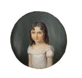 BLANCHET,Jeune fille aux yeux bleus,19th century,Neret-Minet FR 2021-06-22