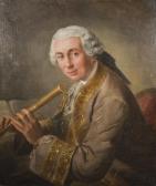 BLANCHET Louis Gabriel 1705-1772,Le joueur de flûte,Pestel-Debord FR 2018-03-07