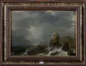 BLANCKERHOFF Jan Theunisz Blankof 1628-1669,Bateau dans la tempête,VanDerKindere BE 2020-11-17