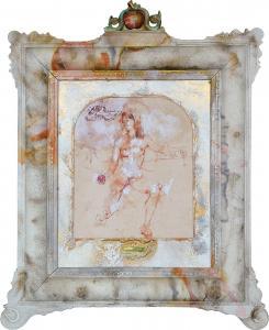 BLANCO Antonio Maria 1927-1999,(Study of a French Girl) - Nude of Nicole,1958,Larasati ID 2024-03-23
