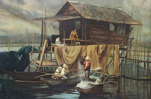 BLANCO,Fishermen,1989,Leon Gallery PH 2017-07-29