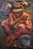 BLANCO Jose 1932-2008,Fisherman,1963,Leon Gallery PH 2013-09-28