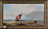 BLAND E,Fishing boats and a paddle steamer at sea,1901,Anderson & Garland GB 2018-01-25