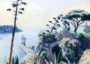 BLANDY John 1900-1900,Overlooking Nice Port from the Chateau,Bonhams GB 2012-08-07