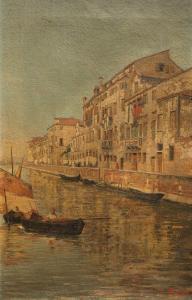 BLANES Juan Luis 1855-1895,Canal de Venecia,Castells & Castells UY 2019-05-15