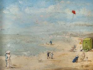 BLANES Juan Luis 1855-1895,Playa Trouville,Castells & Castells UY 2014-09-17