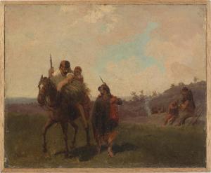 BLANES Juan Manuel 1830-1901,Military Encampment,Christie's GB 2021-07-23