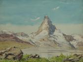 BLASCHKE Franz Josef 1916-1984,Matterhorn,1984,Von Zengen DE 2009-03-27