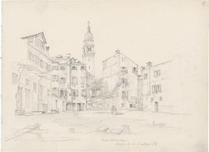 BLASCHNIK Arthur 1823-1918,Calle Colonella in Venedig,1853,Galerie Bassenge DE 2023-06-09