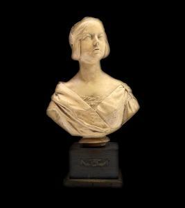 Blashfield John Marriott 1811-1882,A terracotta bust of Victoria,David Lay GB 2021-09-02