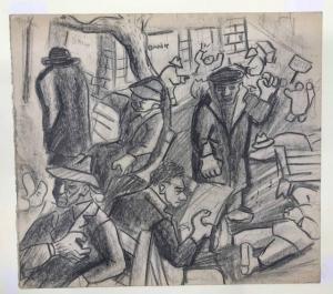 BLASHKO Abe 1920-2011,The Street,1935,William Doyle US 2018-11-20