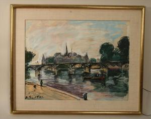 BLATAS Arbit 1908-1999,Seine,I Gavel Auction US 2008-04-24