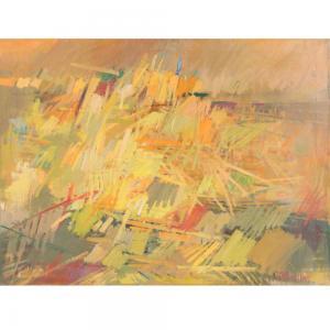 BLAUSTEIN Al 1924-2004,Golden Landscape,1959,Ripley Auctions US 2022-06-04
