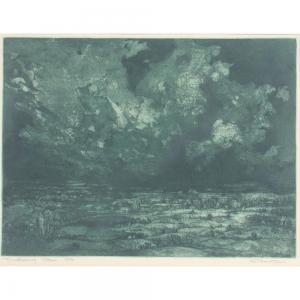 BLAUSTEIN Al 1924-2004,Threatening Skies,Ripley Auctions US 2022-06-04
