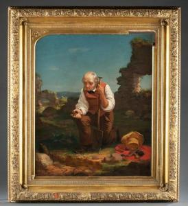 BLAUVELT Charles F 1824-1900,The Relic Hunter,1854,Quinn & Farmer US 2021-01-30