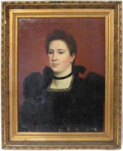 Blaye D.C,Portrait de femme au collier noir,1882,Geoffroy-Bequet FR 2017-07-15