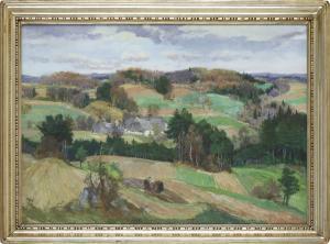 BLAZICEK Oldrich 1887-1953,Landscape from the Bohemian- Moravian Highlands,Art Consulting 2021-10-24