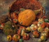 BLAZICEK Oldrich 1887-1953,Still life with pumpkins,1932,Galerie Kodl CZ 2019-05-26