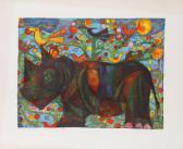 BLEDSOE Judith 1928-2013,Rhino,c. 1970,Ro Gallery US 2019-02-22