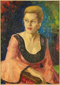Bleijs Willy 1909-1978,Portrait of a Lady,1966,Susanin's US 2017-09-19
