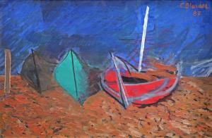 BLENDEA Constantin 1929-2012,Boats,1987,Artmark RO 2024-01-29