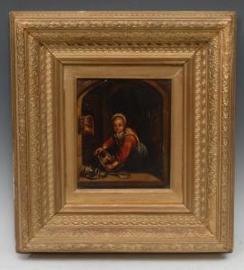 BLENN R 1800-1800,A Dutch Scullery Maid,Bamfords Auctioneers and Valuers GB 2021-03-24
