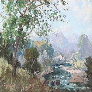 BLENNERHASSET William Thomas 1895-1954,Landscape with a stream,,Bruun Rasmussen DK 2014-04-07