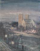 BLENY Jacques 1925-1960,View of Notre Dame and the River Seine,1960,Woolley & Wallis GB 2012-09-19