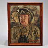 BLESER Theo 1918-1974,Officer Portrait,c.1945,Skinner US 2015-06-08