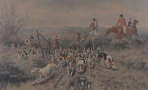 BLINKS Thomas 1860-1912,Hunting Scene,Burstow and Hewett GB 2017-09-27
