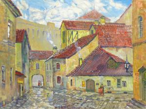 BLINOV Stas 1946,Town Scene,1990,David Duggleby Limited GB 2019-03-15