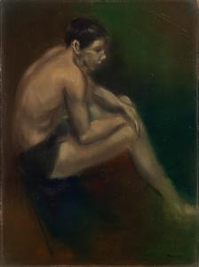 BLISS Robert R. 1925-1981,The Swimmer,1976,Swann Galleries US 2023-08-17