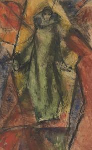 BLOCH Albert 1882-1961,Das grüne Gewand,1912,Christie's GB 2022-06-29