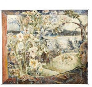 BLOCH Albert,Flowers in a White Night (Beata tranquillitas),1956-1957,Palais Dorotheum 2021-12-18