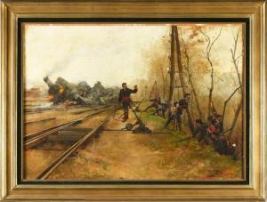 BLOCH Alexandre 1860-1919,L'accident de train de Saint-Mandé,1891,Coutau-Begarie FR 2019-11-27